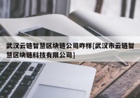 武汉云链智慧区块链公司咋样[武汉市云链智慧区块链科技有限公司]